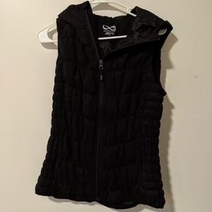 Hooded Black Vest